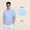 Bk Coolmax Transpirable Ropa para Hombre Corte Holgado Verano Transpirable Antibacteriano Cuello Redondo Color Sólido Manga Corta 210g