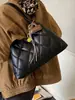 Bolso de Hombro para Mujer con Cadena de Rombo Retro 2026 Nuevo Bolso Tote de Moda Tendencia Bolso de Hombro Texturizado de Color Sólido para Mujer