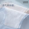 Ropa interior de seda de hielo para mujer, fina, sin marcas, de algodón puro, antibacteriana, con encaje en la entrepierna, refrescante.