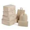 Nova bolsa de armazenamento de viagem roupas calças armazenamento oito peças terno atacado sapatos de viagem mala dobrável bolsa de armazenamento