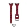 Pulseira de Couro e Lã para Relógio de Natal e Ano Novo Adequada para Apple Watch iWatch 11ª Geração 10/987Ultra/Se