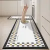 Tapetes para Piso de Cocina Estilo Europeo Absorben Agua y Aceite, Tapetes para Piso de Barro Diatomeas Son Resistentes a Manchas y Fáciles de Cuidar, Tapetes Antideslizantes para Puertas se Envían por Cuenta de Otros