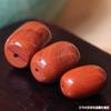 Contas de Cintura de Pedra Vermelha do Período dos Reinos Combatentes Contas de Arroz de Pedra de Bambu Vermelho Contas em Barril de Pedra Fígado de Galinha Contas Superiores Contas de Buda Acessórios Venda por Atacado
