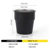 Taza plegable de acero inoxidable 304 para exteriores, taza de café portátil, equipo de picnic y camping, vaso de cerveza de 300 ml