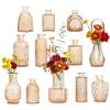 Conjunto Mais Vendido Transfronteiriço Vaso Pequeno Arranjo de Flores Decoração de Mesa de Alto Nível Ornamentos Vaso Mini de Vidro Transparente Atacado