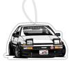Fujiwara Tofu Titular D AE86 Periférico Llavero Bordado Fragante Cadena Colgante Lanyard Largo Llavero de Cuero
