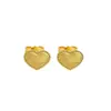 Anillo de Oro Arena Estilo Chino Vietnamita Anillo de Luz Lujo Sencillo Escama de Dragón Aretes de Corazón para Mujer Diseño Ligero Versátil Joyería Transfronteriza