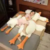Ventas Directas de Fábrica de Peluches Grandes de Ganso, Muñecos, Cojines y Animales de Peluche para Dormir en la Cama - Ganso Blanco Grande