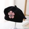 Gorro de Bebé Primavera y Otoño Color Sólido Todo Fósforo Boina Tejida Invierno Niño y Niña Gorro de Lana Tejido