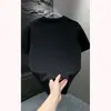 Top Masculino Liso Tendência Patchwork Gola Redonda Manga Curta, Moda Levemente Luxuosa Respirável Versátil Casual Camiseta