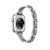 Correa universal Apple para reloj iWatch 12ª generación S11/12/1098 pieza curva fila única brazalete de metal de circonio incrustado con diamantes