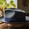 Sombrero de copa con cinta decorativa de lana en forma de lágrima, venta caliente transfronteriza, moda europea y americana, sombrero de copa de fieltro de oveja