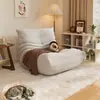 Sofá Preguiçoso Caterpillar para Sala de Estar, Adequado para Dormir e Reclinar, Sofá Individual para Varanda Quarto, Cadeira de Lazer Original Togo Celebridade da Internet