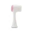 Cepillo Limpiador Facial de Silicona, Cepillo Limpiador Facial de Doble Cara, Cepillo de Limpieza Profunda para el Rostro, Cepillo Facial de Cerdas Suaves, Herramienta Manual para Limpiar el Rostro