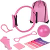 Set de Pilates Moldeador Corporal Transfronterizo del Fabricante, Banda de Resistencia para Estiramiento de Apertura de Hombros y Embellecimiento de la Espalda, Pelota de Pilates, Equipo de Fitness para el Hogar