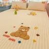 Sábana de Cama de Algodón Puro Lavado Grueso Clase A Pieza Única 100% Algodón Sábanas de Cama Infantil Sábanas de Cama para Dormitorio de Estudiante Juego de Tres Piezas