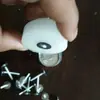 [Mecha] 100 bolsas autosellantes caja de aluminio con mecha de mantequilla mecha de cera de té carcasa de aluminio bricolaje portalámparas mecha de vela