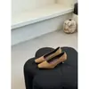 Zapatos de tacón de aguja de punta cuadrada retro francés para primavera y otoño de 2026, Zapatos profesionales para el trabajo de mujer, Zapatos de salón elegantes de boca poco profunda