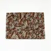 Tela de Algodón Brocado Estampado Digital Estilo Chino Nuevo Paisley Caramelo para Vestido Qipao, Blusa y Tela Hanfu