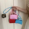 Bolsa Pequena Quadrada com Bolinhas Simples para Mulheres 2026 Verão Novo Estilo Mini Moda Executiva Elegante de Ombro Único Transversal