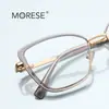 Gafas anti luz azul transfronterizas 3152 doradas armazón óptico calidad TR pasarela original con espejo plano esencial para maquillaje