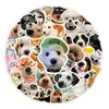 50 Pegatinas Populares de Cachorros Transfronterizas, Pegatinas Realistas de Cachorros, Decoración Creativa Personalizada, Manualidades DIY, Pegatinas Impermeables