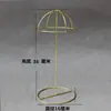 Soporte de Exhibición Falso para Sombrero Molde de Cabeza Cabeza de Maniquí Cabeza Hueca de Alambre Molde de Cabeza Hueca Cabeza de Maniquí de Metal