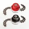 Cadena de cortacésped cabeza de cortacésped cuerda de paja libre diente de cadena de metal cabeza deshierbadora nuevos accesorios para cortacésped