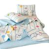 Funda de Cama de Algodón Puro de Dibujos Animados para Niños, Pieza Única para Todas las Estaciones, Colchón de Terciopelo de Leche, Reversible, Colcha de Cama, Sábanas de Cama, Juego de Tres Piezas