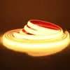 Fita de LED Cob Silicone Sólido Ip68 Autoadesiva 24V Aquário Subaquático Exterior À Prova D'água Baixa Tensão Super Brilhante