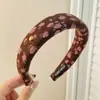 2025 Accesorios para el Cabello Dopamina Coloridos Diadema Alta Corona Estilo Celebridad de Internet Diadema Versátil para Salir Pinza para el Cabello de Color Sólido con Borde Ancho