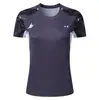 2026YY Novas Roupas de Badminton Manga Curta Unissex Roupas de Treinamento Esportivo Secagem Rápida Respirável Absorvente de Suor Pode Imprimir Texto