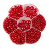 Perlas de Imitación ABS Perforadas de Tamaños Mixtos de 3-12 mm Accesorios para Joyería DIY Materiales Perlas de Plástico Cuentas para Ensartar Perlas de Imitación Perlas Sueltas