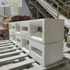 Concreto Aparente Celebridade da Internet Tijolos Vazados Personalizados Decoração de Parede de Fundo de Hotel Divisória Recortada em Tijolos de Cimento Tijolos Porosos