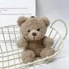 Colgante de Bolsa de Peluche de Oso Lindo Muñeca Creativa Llavero de Oso Lindo Adorno de Regalo para Pareja Mejor Amigo