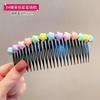 Pente Infantil Finalizador de Cabelos Quebrados Acessórios de Cabelo Meninas Pente para Cabelo Extenso Menininha Presilha de Franja Grampo de Cabelo Nuca Adorno de Cabeça