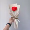 Buquê Pronto para Cruzamento de Fronteiras, Flores Feitas à Mão, Flores Tecidas, Flores de Lã Tricotadas, Buquê de Noiva, Flores de Crochê para o Dia dos Namorados