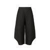 Pantalones Casuales Miyake de Japón Primavera y Verano Nueva Calidad de Mostrador Sueltos Talla Grande Personalizados de Forma Especial Pantalones de Nueve Puntos Pantalones Harem