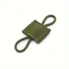 Acessórios para Mochila Tática Molle System de Exterior Acessórios de Fixação para Colete Fivela Acessórios Fivela Tática Corda com Múltiplos Furos Camuflada