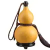 Recipiente de Calabaza de Vino Estilo Vintage para Transportar Vino, con Diseños de Jigong y Li Bai, Frasco de Vino Portátil para Exteriores Sellado con Cera