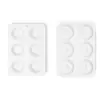 Molde de Silicone para Frutas e Alimentos de Grau Alimentício com 6 Cavidades, Molde para Bolo Mousse de Mirtilo, Ferramentas de Confeitaria, Atacado
