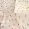 Patrón de Rayas Caladas Algodón Puro Estilo Coreano Fresco Tela Grado A para Cortinas de Madre y Bebé, Camisas y Vestidos