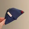 Presilha de cabelo listrada suave estilo coreano para mulheres, acabamento elegante em renda, adequada para prender o cabelo na parte de trás da cabeça, presilha tipo tubarão para penteado semi-preso