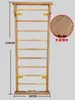 Barras de parede internas de madeira para escalada em casa, estrutura para alongamento das pernas, barra fixa, sala de dança, instalações, estrutura para treinamento de fitness e reabilitação