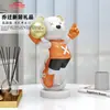 Ornamentos Urso Violento de Luxo Leve Criativos Decoração para Casa Quarto Sala de Estar Gabinete de TV Presente de Boas-vindas para Casa Nova de Alto Valor