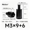 Columna de Nylon M2.5M4 Columna Hexagonal de Aislamiento de Paso Único Soporte de Placa de Circuito Impreso Separador de Cabeza Única Columna de Plástico Cobre Espárrago de Plástico