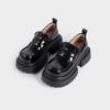 Zapatos Chunzi Le de Plataforma para Mujer 2025 Primavera y Otoño Nuevos Estilo Británico JK Zapatos Pequeños de Cuero Zapatos de Tacón Pequeño