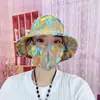 Nueva Máscara Protectora Solar para Exteriores Sombrero Todo en Uno Sombrero de Sol de Verano para Mujer para Cubrir el Rostro, Anti-UV, Protección Solar para Ciclismo Sombrero de Té