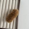 Outono e inverno simples pelúcia grampo de cabelo temperamento franja lateral clipe nova testa cabelo quebrado bico de pato grampo de cabelo