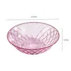 Bandeja de frutas de plástico PET estilo luxo para uso doméstico, bandeja de doces para mesa de centro da sala de estar, bandeja criativa multicolorida para lanches, nozes e frutas